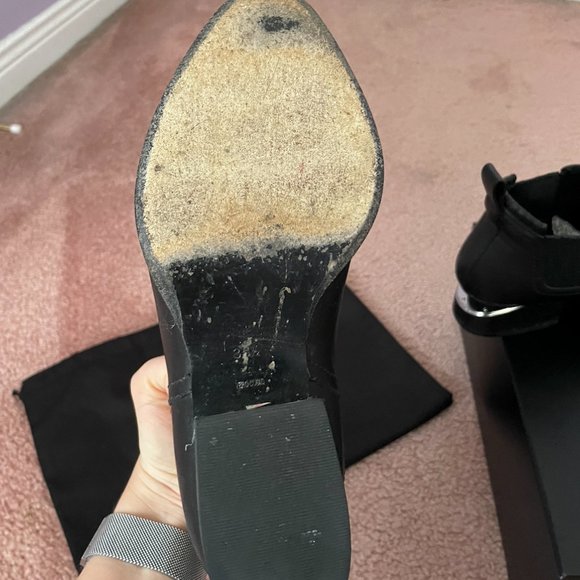 Alexander Wang Black Kori Ankle Boots - Picture 6 of 8